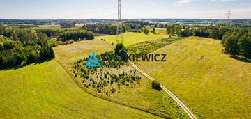 Działka o powierzchni 5,30 ha w gminie kościerzyna