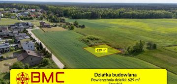 Działka budowlana 629m2 strzebiń ul. kościuszki
