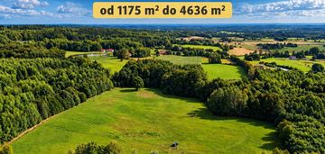 16 działek  wz na 12 domów - jurki k. morąga