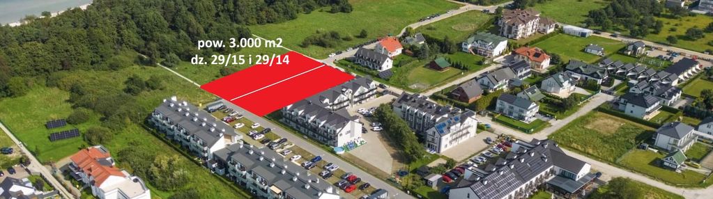 Grzybowo działka dla dewelopera, inwestora 75 m od morza.