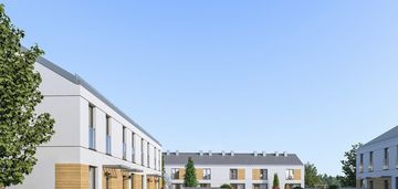 Szereg z ogrodem w spokojnej okolicy