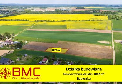 Działka budowlana babienica 889m2