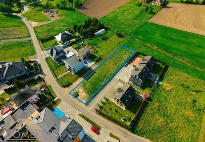 Działka pod zabudowę jednorodzinną - płaska