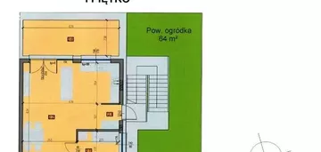 Mieszkanie 63,80 m2 z ogródkiem, Nowa Wola