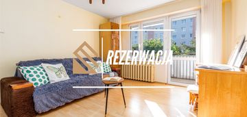 Dwa pokoje z dużym balkonem/ pieczewo
