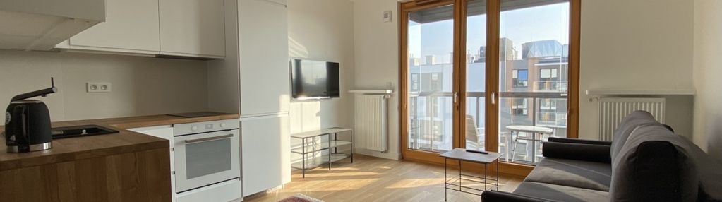 Nowe wyposażone studio z balkonem i garażem_wola