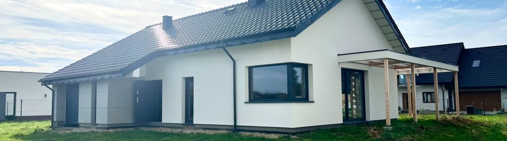 Nowy dom parterowy, 126mkw, przyłęki/nowe dabie