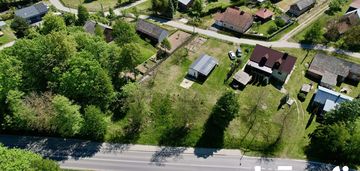 Działka budowlana 13a z mobilnym domkiem