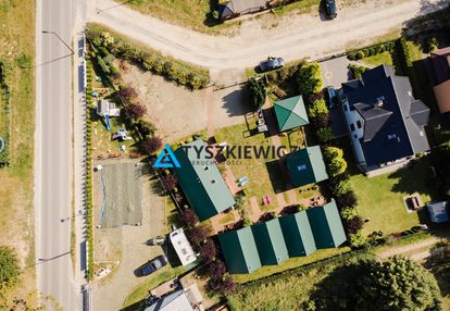 Działka zabudowana domkami - świetna inwestycja