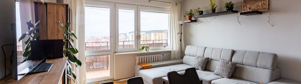 3 pokoje, 53m2 z widokiem na panoramę miasta