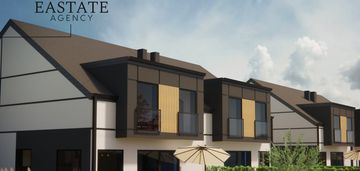 Osiedle zielona polana bliźniak, tarasem igarażem,