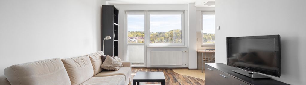 Kawalerka z panoramicznym widokiem we wrzeszczu