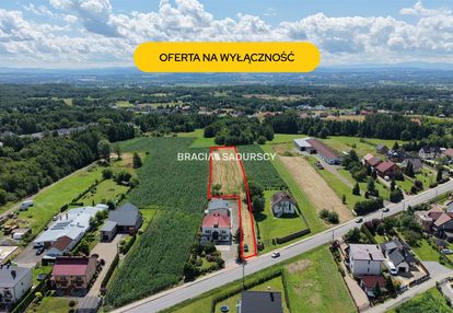 Działka z projektem na 5 bliźniaków