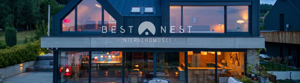 Nowoczesna architektura, wyjatkowy dom z widokiem