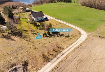 Ładna działka w widokiem na jezioro