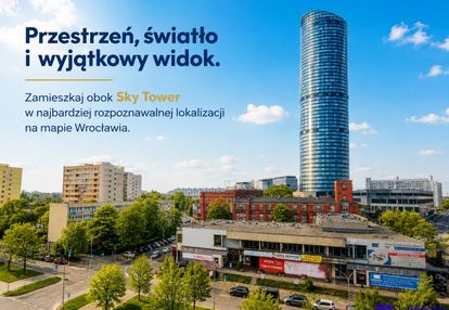3 pokoje | widok na sky tower | balkon | winda