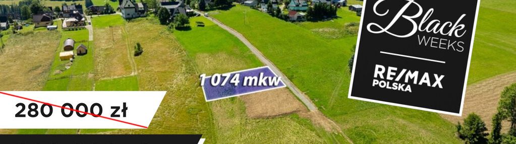 Działka budowlana leszczyny 1074m2