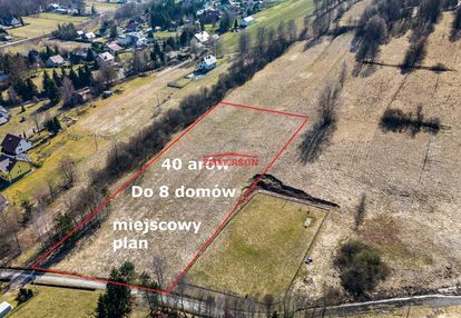 Działka inwestycyjna 40 arów – widokowa – skawina