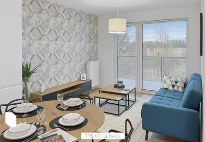 Nowoczesny apartament, 2 pokoje z balkonem
