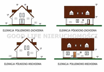 Dom jednorodzinny 130 m², projekt indywidualny,