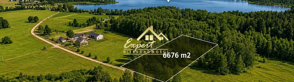Duża działka przy jeziorze stryjewskim 6676 m²