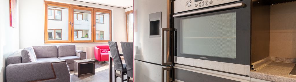 Grzegórzki|2 pokoje z balkonem, garażem i komórką