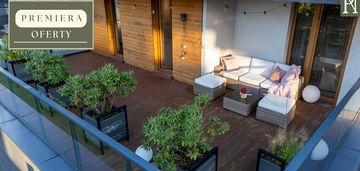 Premiera! gustownie urządzone 3-pokojowe z 44m2 tarasem! przy bagrach.