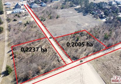 Działka 2237m2 w nowej wisi - osiedle nowych domów