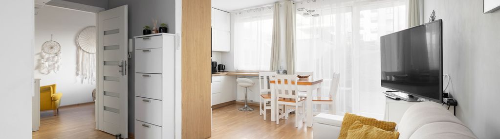 Przestronne 2 pokoje z ogródkiem