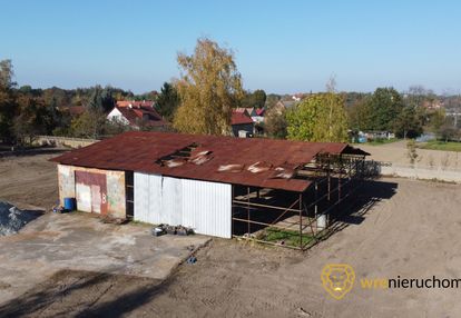 Działka usługowo-produkcyjna z halą do remontu.
