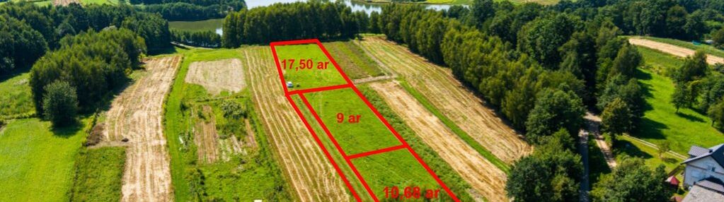 Działka nad zalewem w skrzyszowie 42 ar 349 000 zł