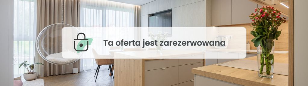 Ekskluzywne wykończone mieszkanie| niska zabudowa