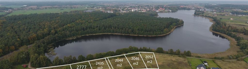 Budowlane działki pierwsza linia jeziora suskiego