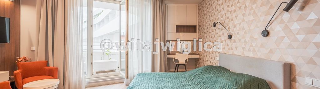 Nowoczesne studio, prestiżowe z balkonem w ovo