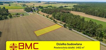 Działka budowlana zborowskie 1402 m2