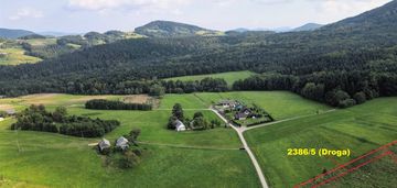 Grybów ptaszkowa działki widokowe 6041 m2