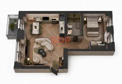 Zaaranżuj swoją idelaną przestrzeń| wysoki, jasny apartament z garażem