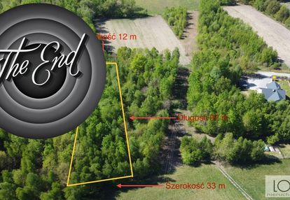 Działka z wz 23 ary w lesie w radłowie