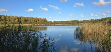 Działka na terenie pojezierza mazurskiego.