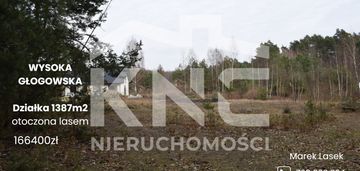 Działki pod budownictwo 13,87a - wysoka głogowska