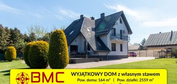 Wyjątkowy dom z własnym stawem | premium |