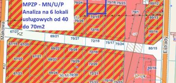 Mpzp dla u/p i część w mn, wjazd od ul. janickiego