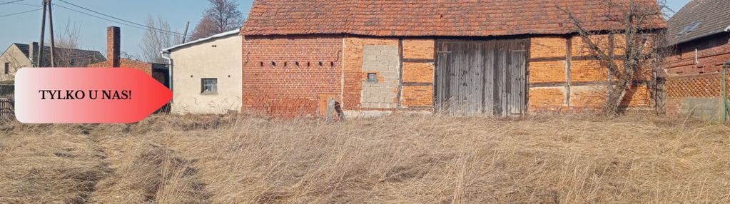 Działka mieszkaniowa/dolina baryczy/stodoła/media/