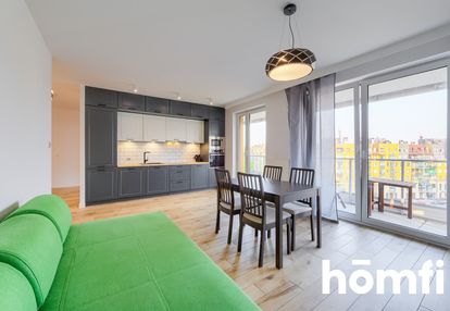 Rozkładowe,słoneczne, 3 pokoje z tarasem w centrum