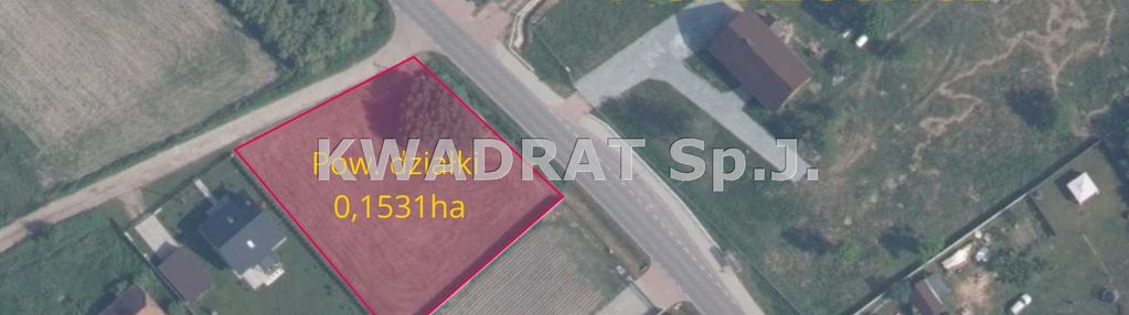 Działka budowlana o pow. 0,1531ha - pisarzowice