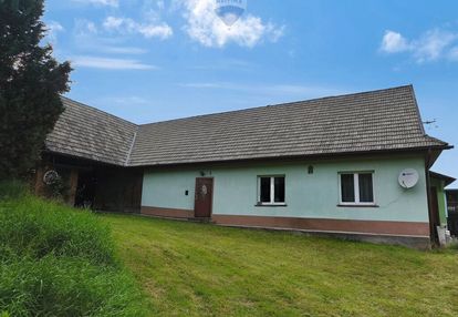 Dom na dużej działce toporzysko, gmina jordanów