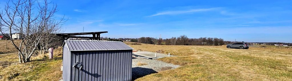 Duża, płaska działka budowlana