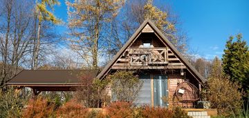 Dom z widokiem na jezioro i góre żar