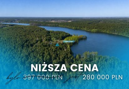 Wyjątkowa działka nad jeziorem przywłóczno.