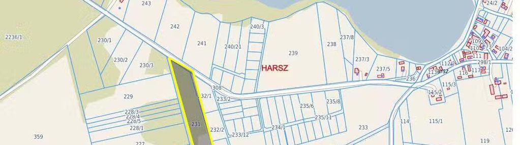 Działka leśna 2 ha w m. harsz gm pozezdrze